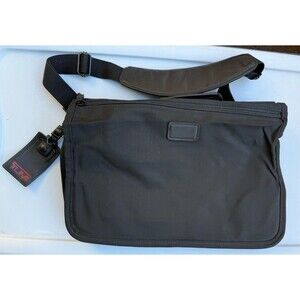 TUMI expandable Laptop Bag Briefcase Crossbody Luggage Topper # 209D3 Nylon